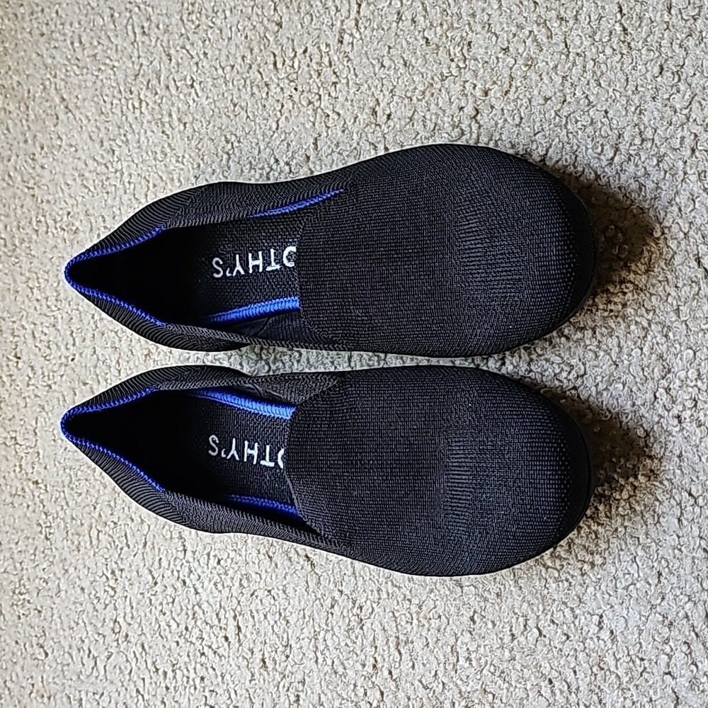 Rothy's black loafers size 8.5